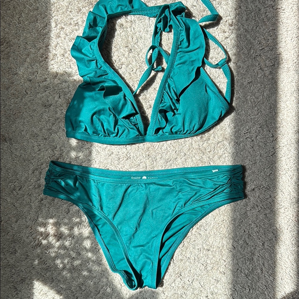 Shade & Shore Teal Bikini Set